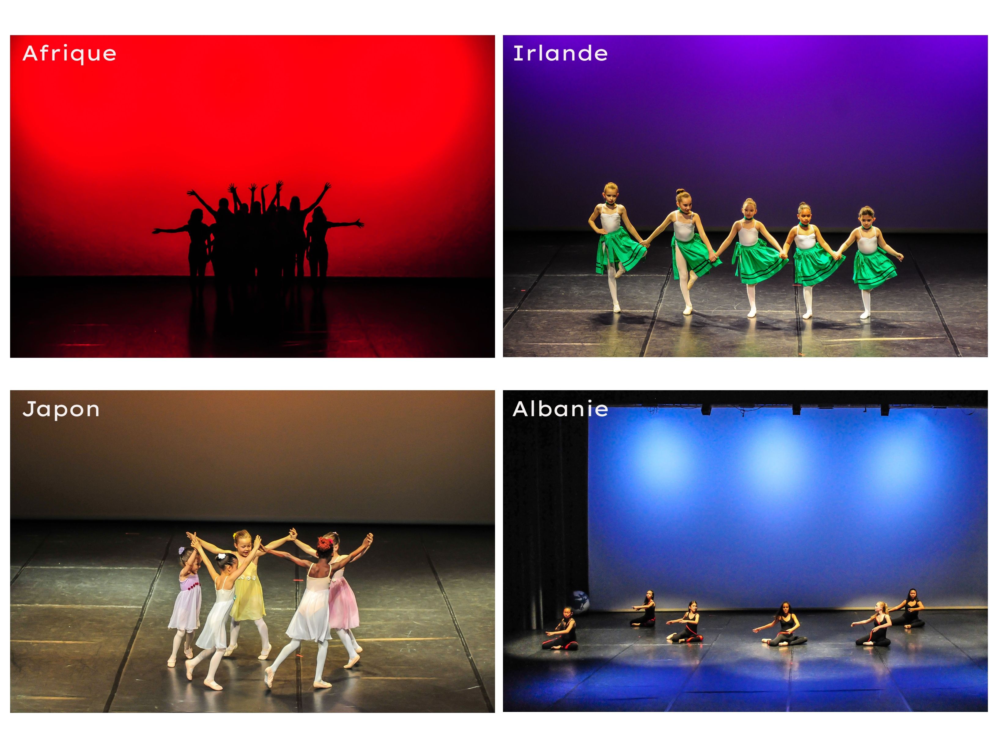 Afrique, Irlande, Japon et Albanie — spectacle 2019