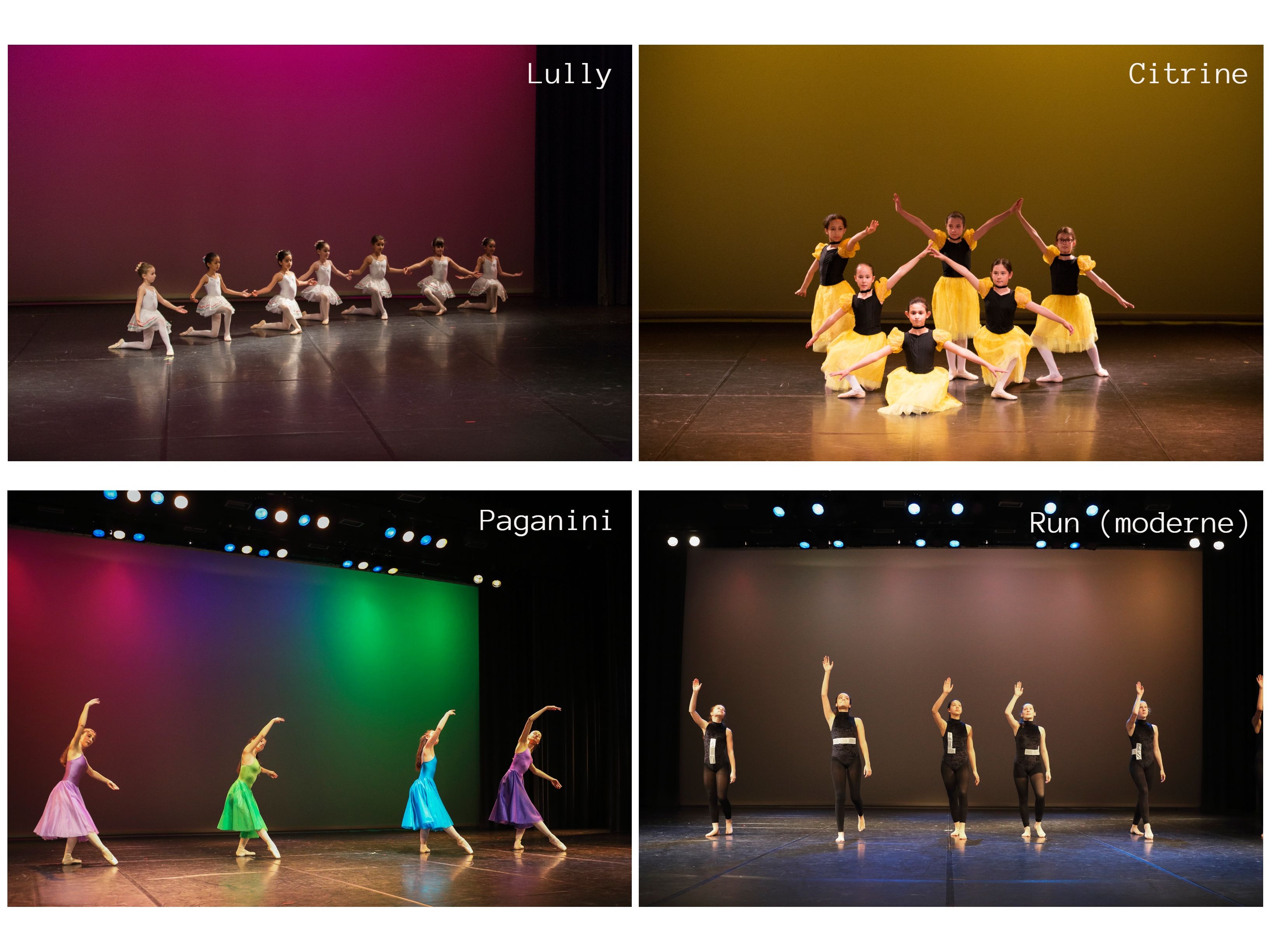 Lully, Citrine, Paganini et Run — spectacle 2017