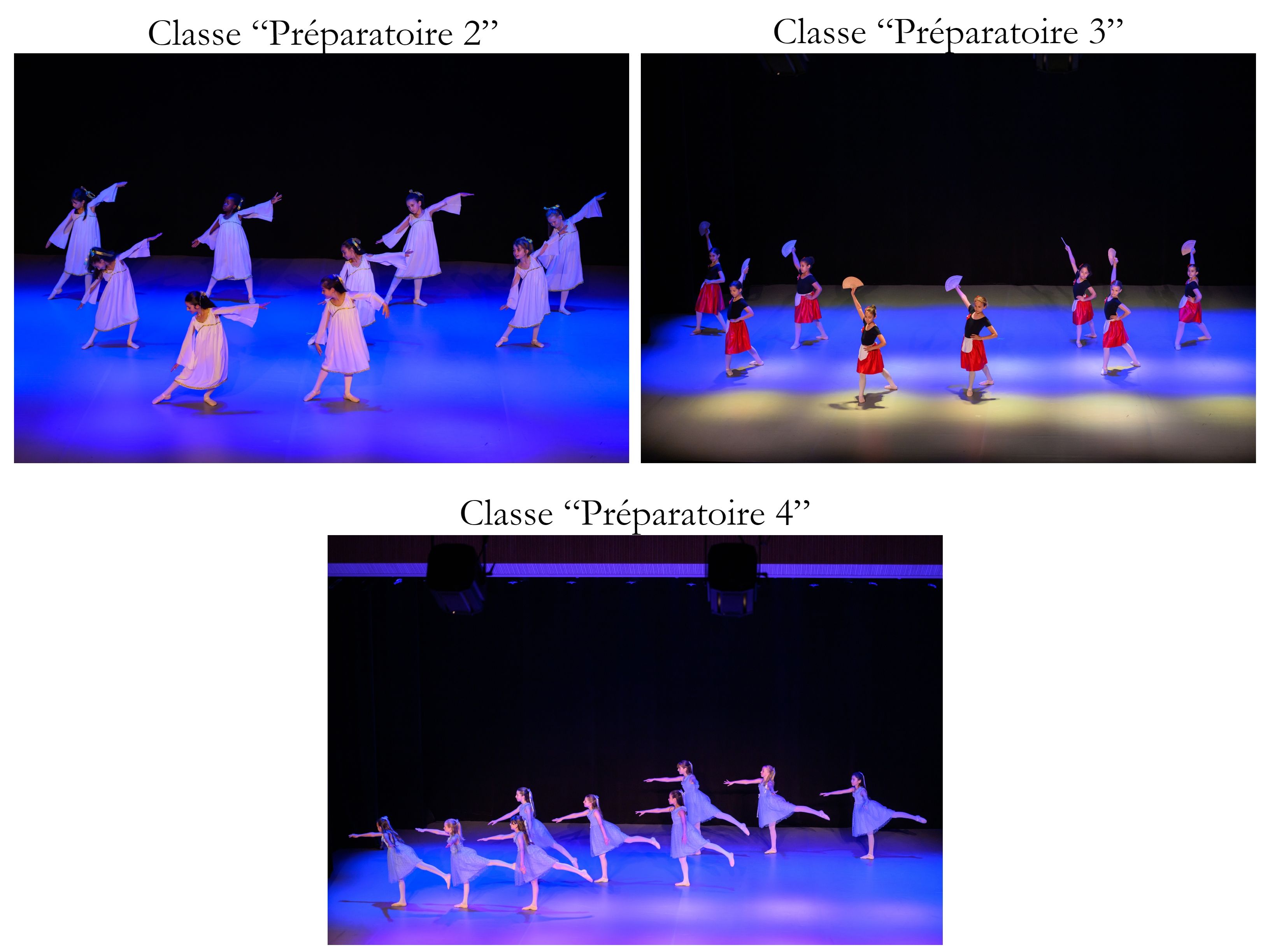 Classes préparatoire 2, 3 et 4 — spectacle 2025