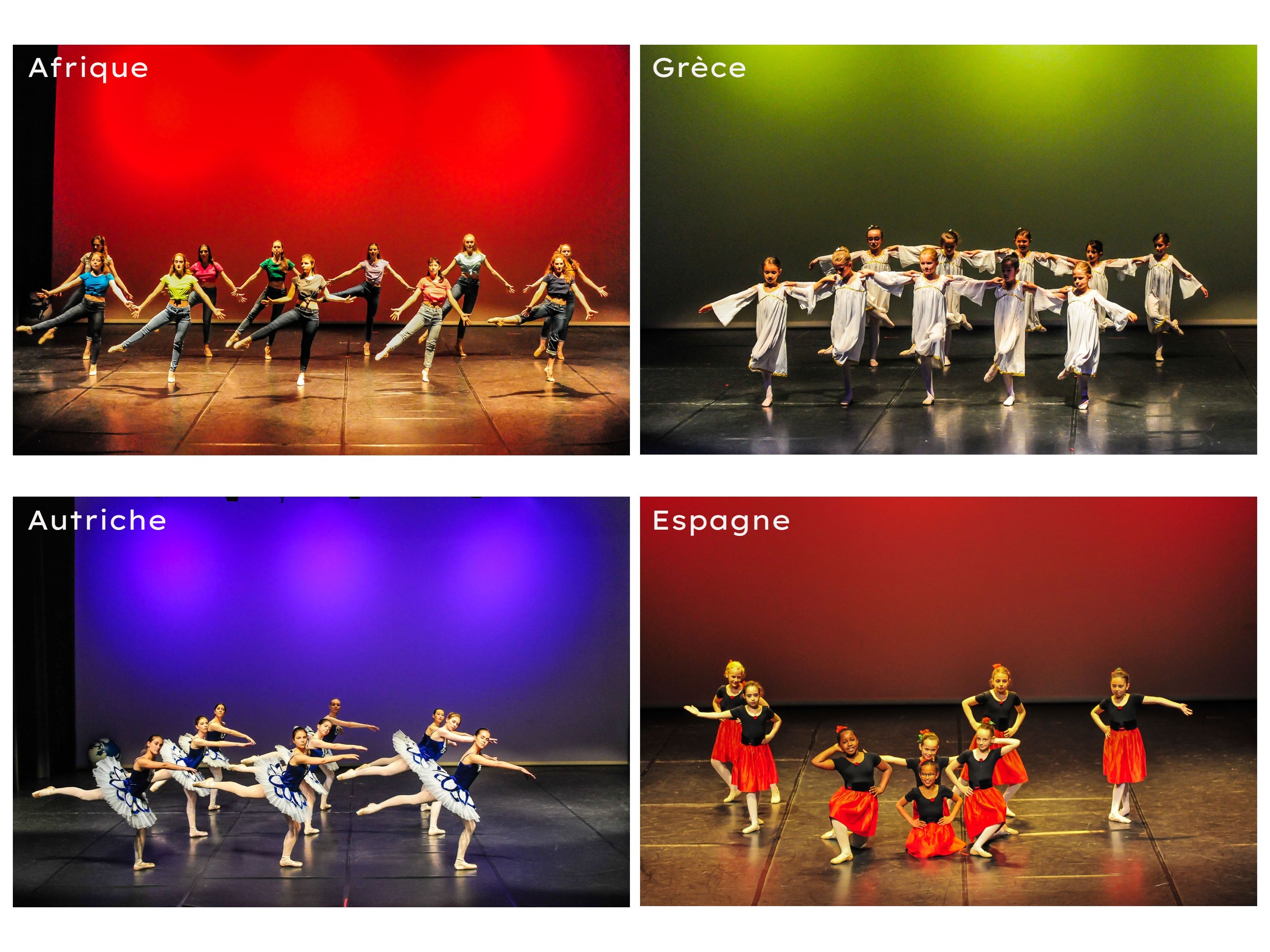 Afrique, Grèce, Autriche et Espagne — spectacle 2019