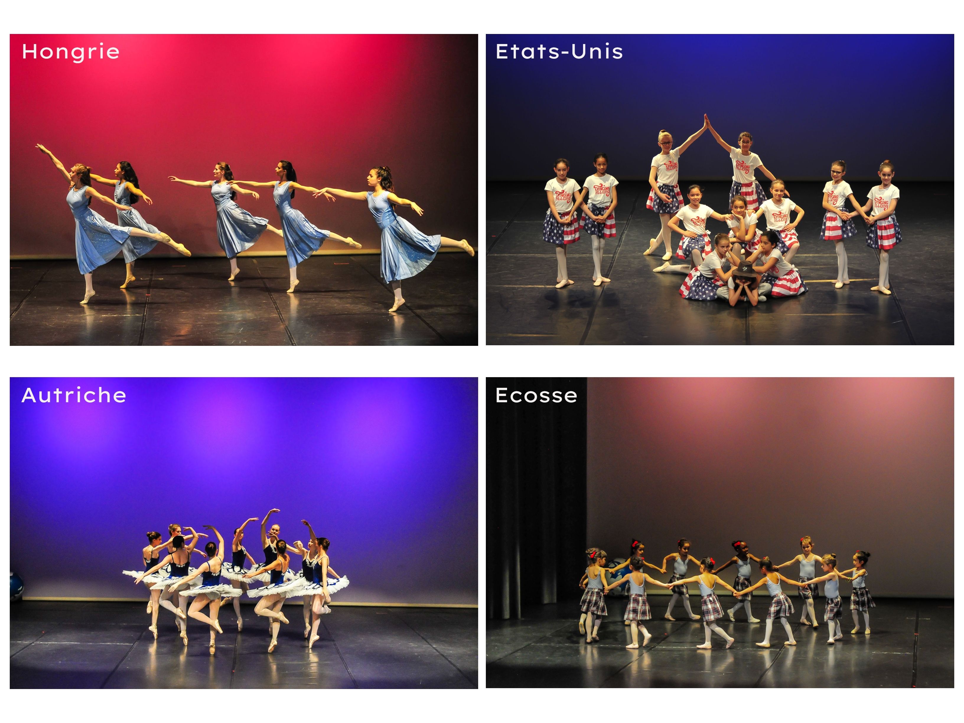 Hongrie, États-Unis, Autriche et Écosse — spectacle 2019