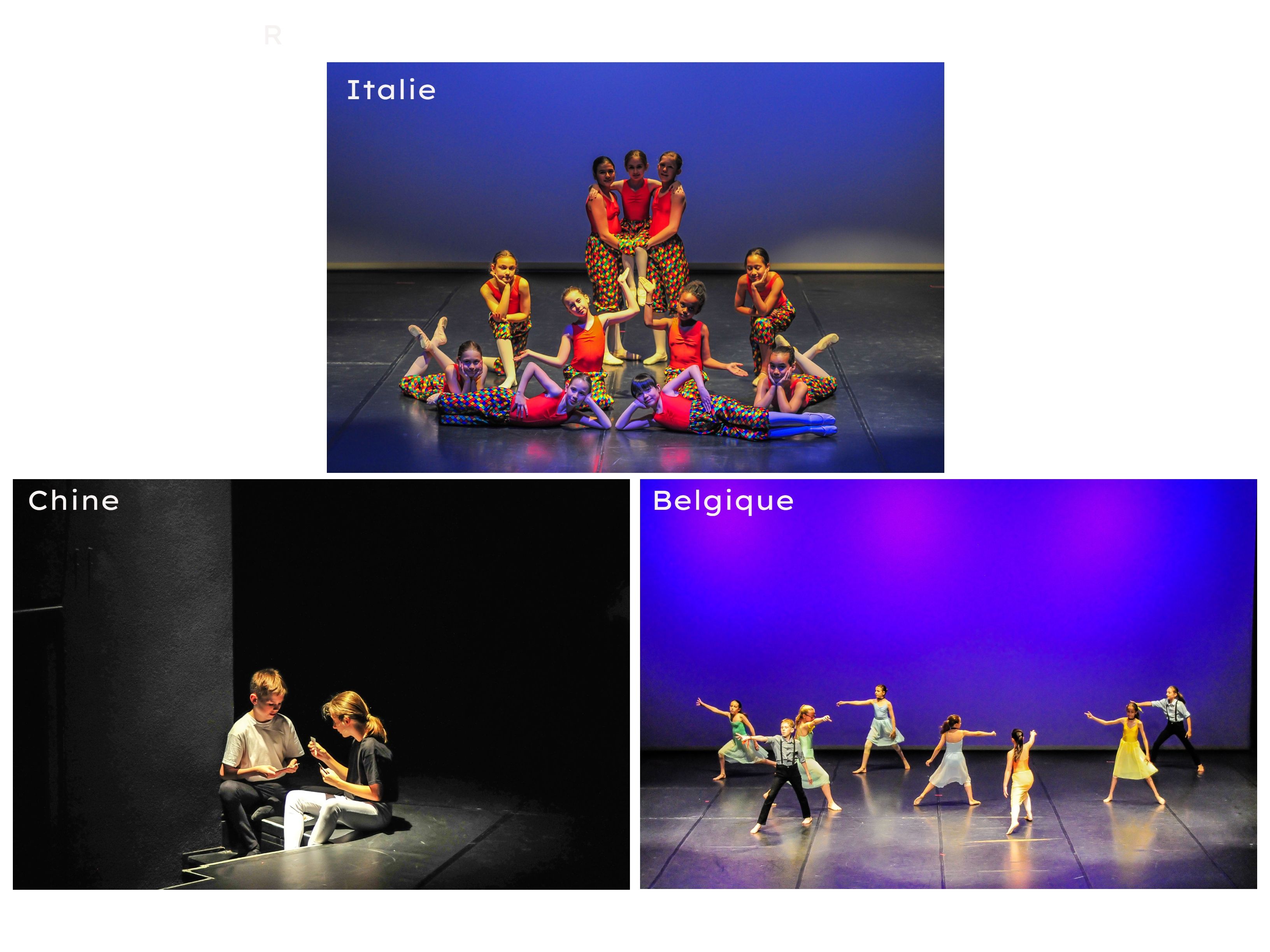 Italie, Chine et Belgique — spectacle 2019