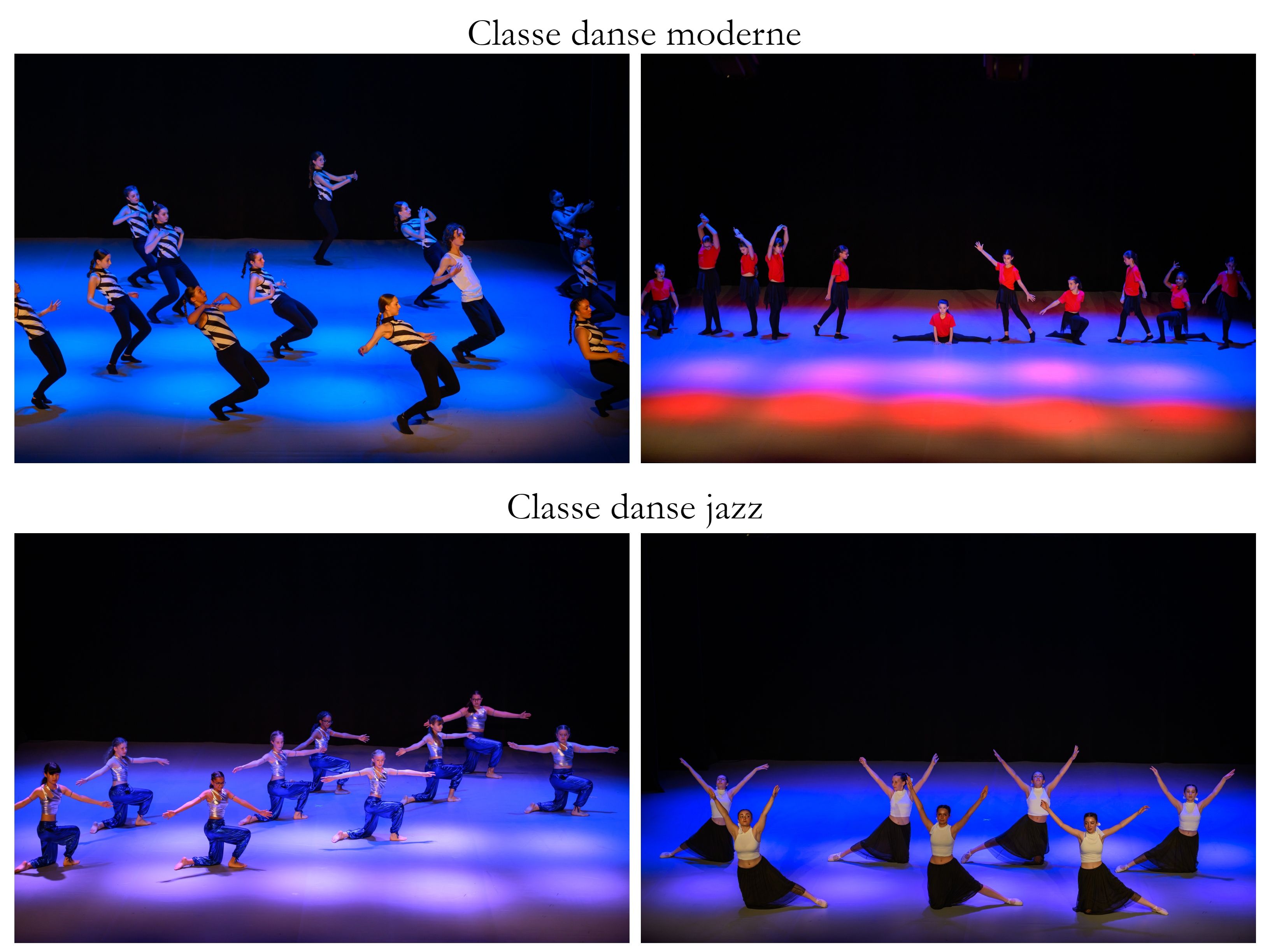 Danse moderne et jazz — spectacle 2025